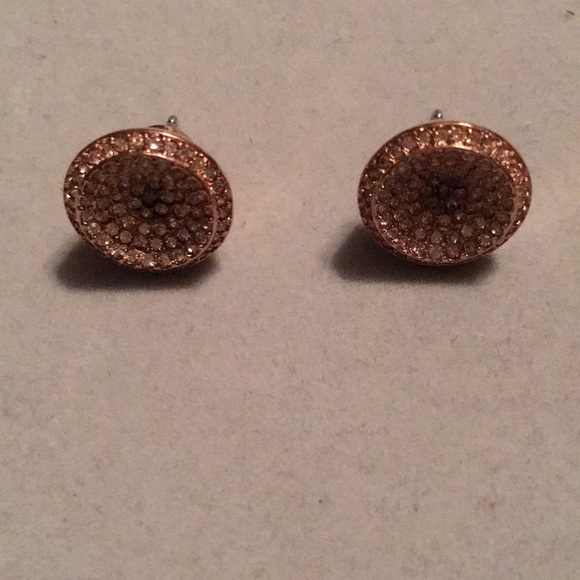 KORS Michael Kors Jewelry - Michael KORS Rose Gold Stud Earrings